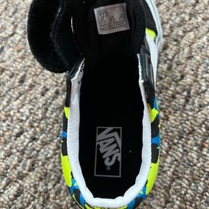 Toddler Boys Glow In The Dark Shark Vans